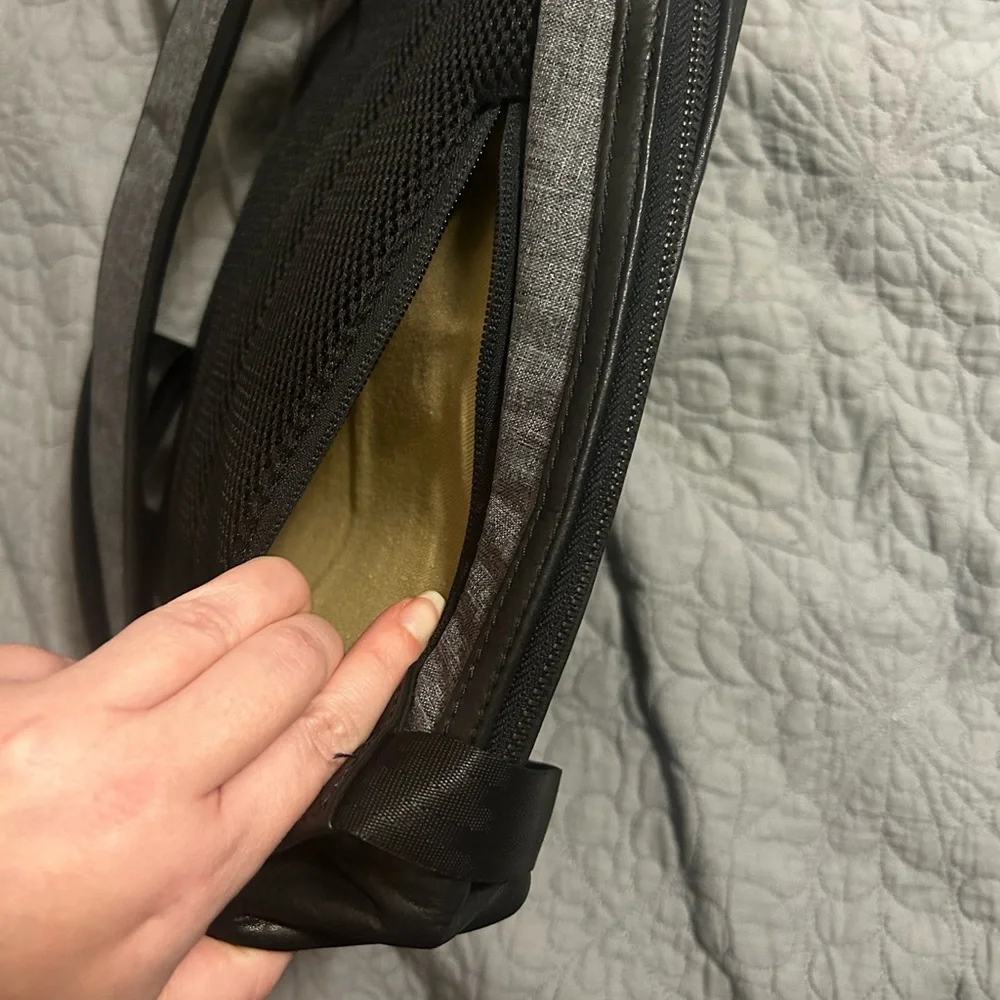 NEW BOCONI Recycled Polyester & Leather Backpack ( DEFECT)